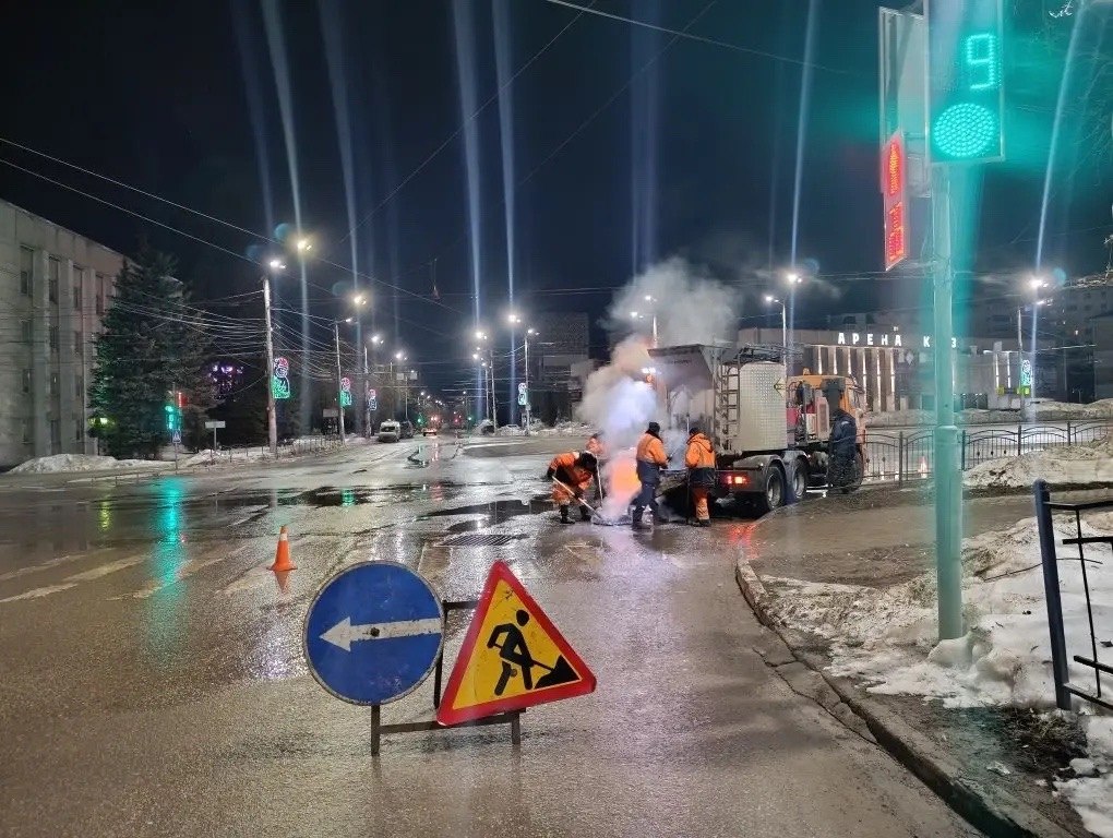 На трёх улицах Калуги запланировали ямочный ремонт