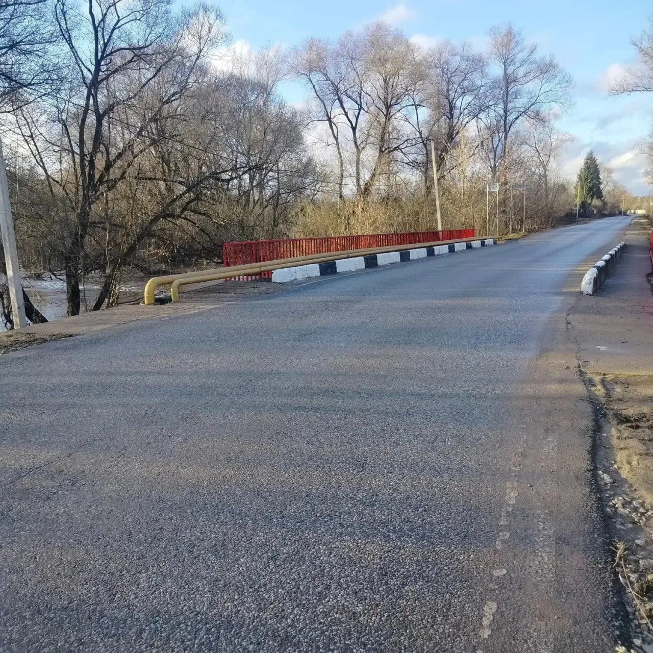 В Полотняном Заводе открыли для проезда две улицы