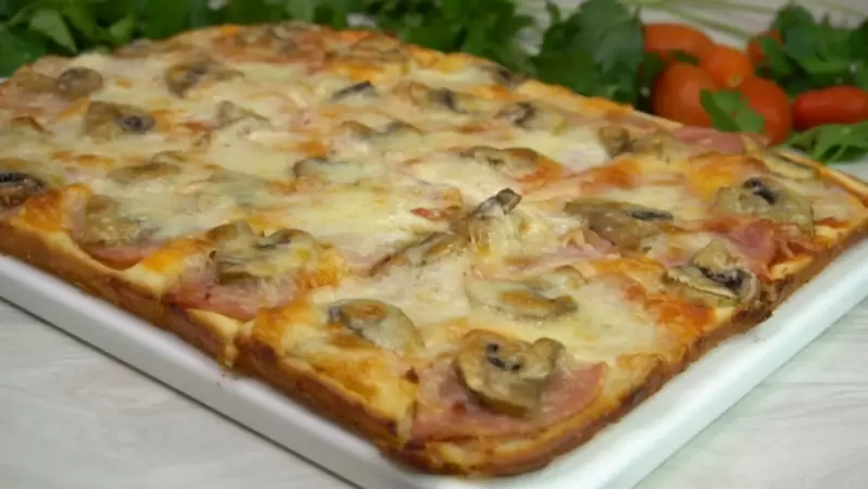 Открытый пирог «Дежурный»: быстро, просто и вкусно как пицца!