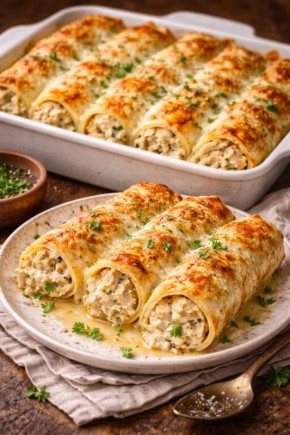 Каннеллони из блинов: как сделать ресторанное блюдо из простейших ингредиентов