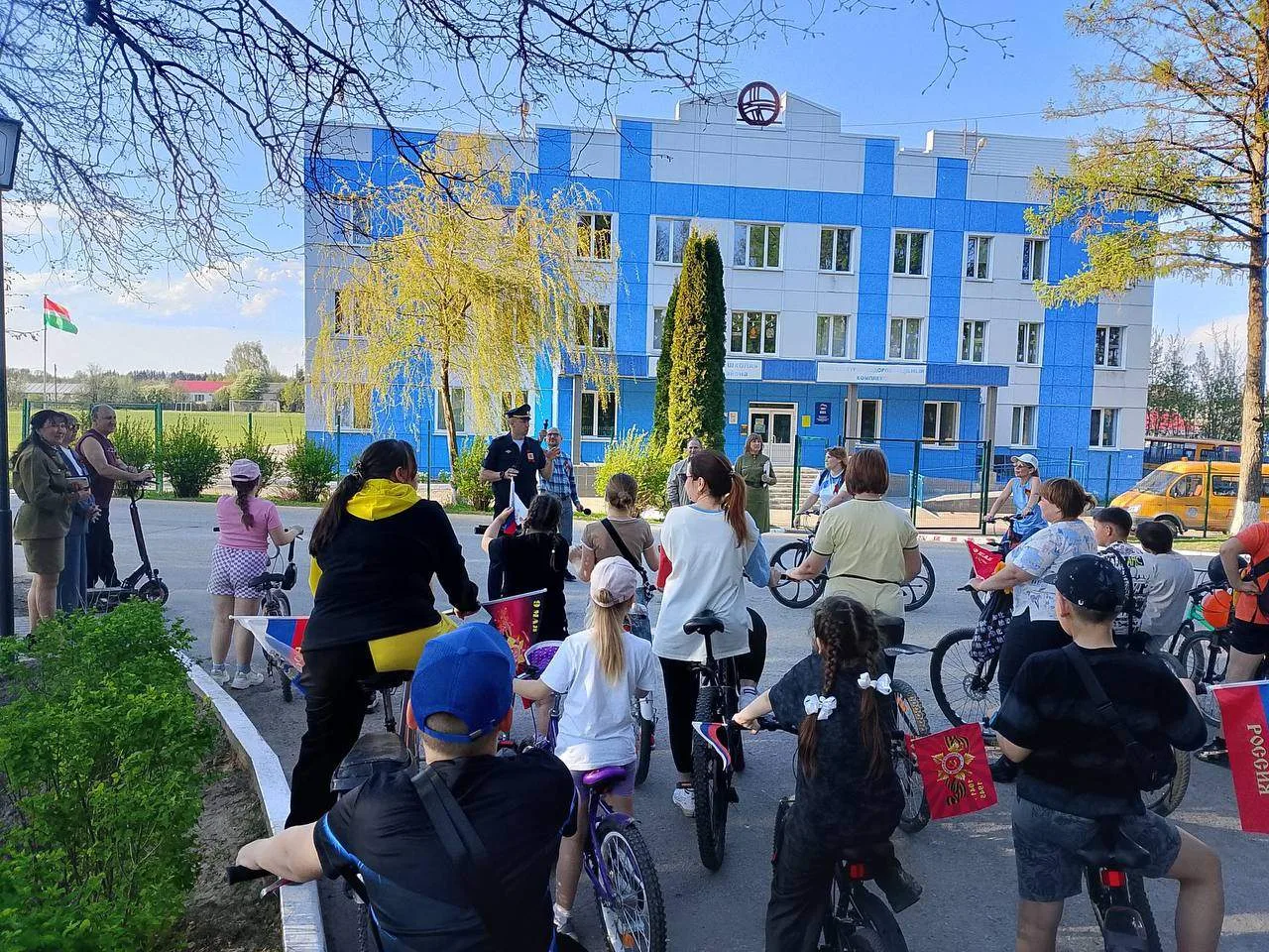 Накануне 9 мая в двух округах Калужской области прошел велопробег в честь Победы