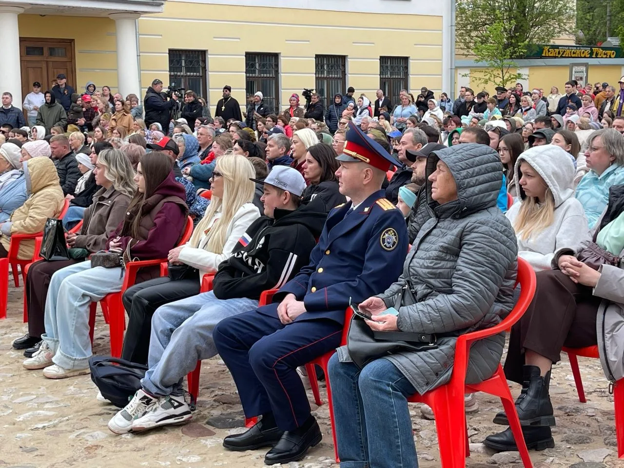 Исполняющий обязанности руководителя отдела криминалистики управления принял участие в просмотре сериала о подвигах калужан в годы войны