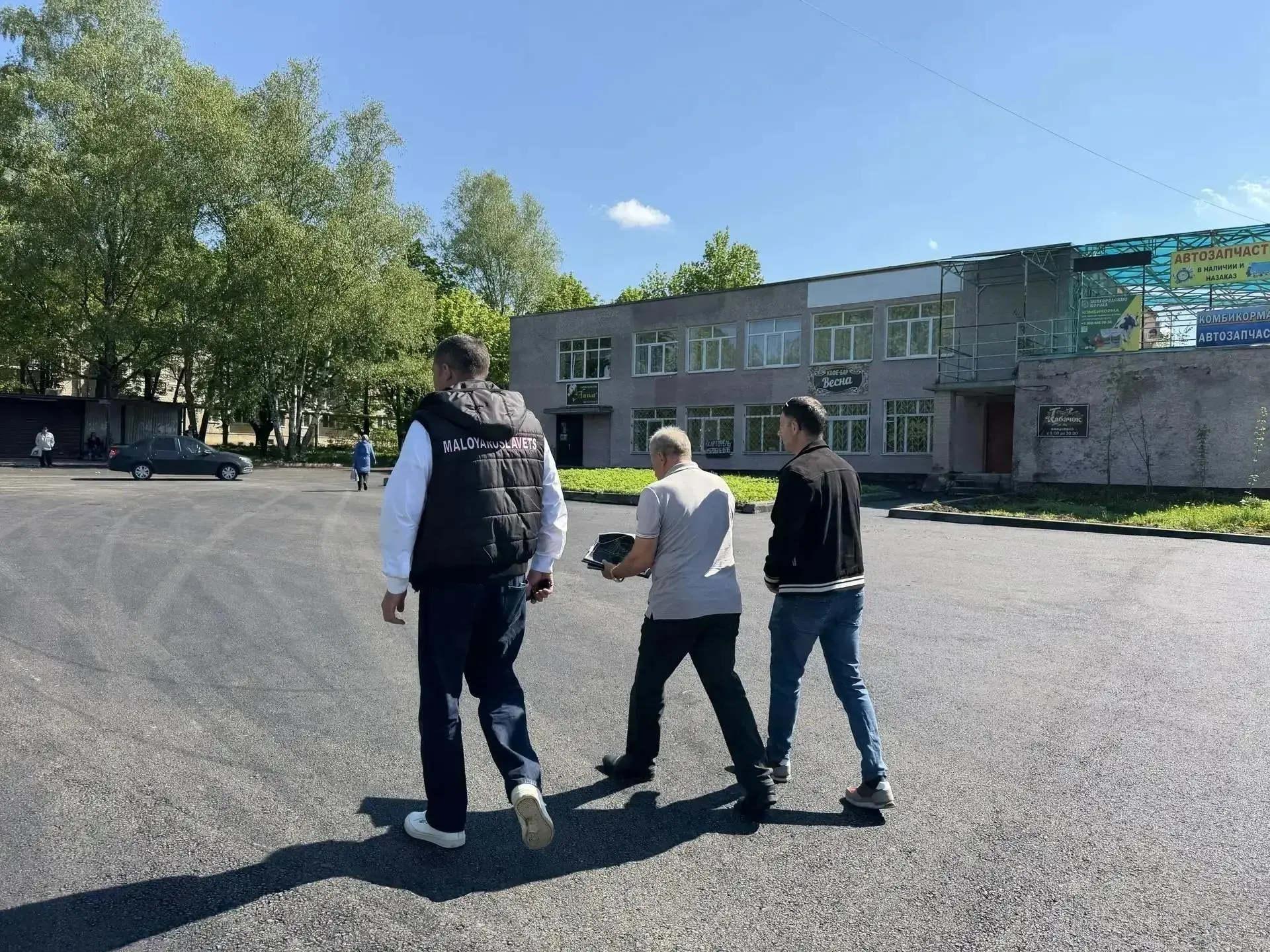 В Кудиново завершается благоустройство общественной территории