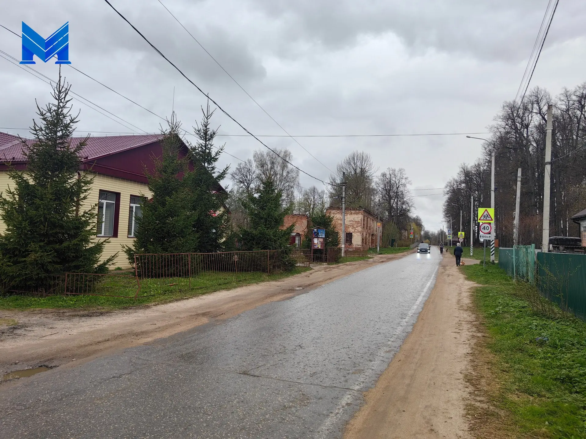 В Красном Городке построят тротуар
