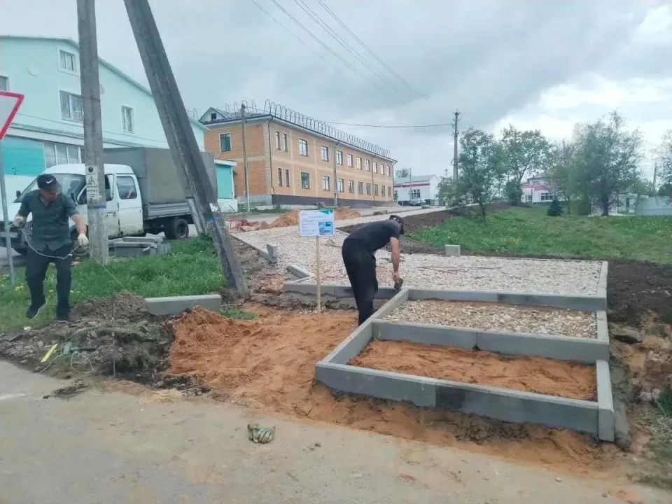 В Калужской области подрядчики приступили к благоустройству мемориала в Мещовске