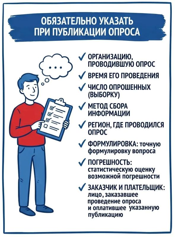 Новые правила публикации предвыборных опросов Новые правила публикации предвыборных опросов