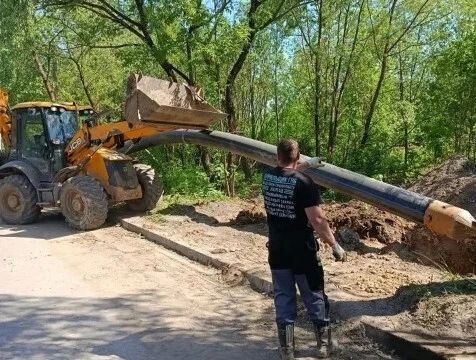 1 км труб заменили на водопроводной сети в Калуге