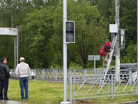 В Обнинске настраивают светофор после жалоб на пробки