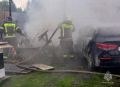Утренний пожар в Дзержинском районе: загорелся автомобиль