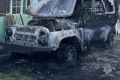 В Жуковском районе сгорел легковой автомобиль