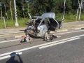 Три человека получили травмы в ДТП у моста через Оку