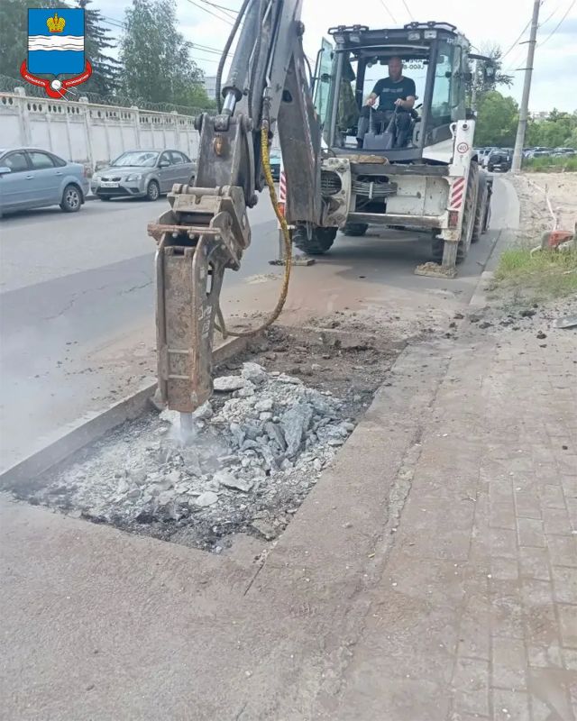 В Калуге обновляют водопроводные сети на улице Путейской