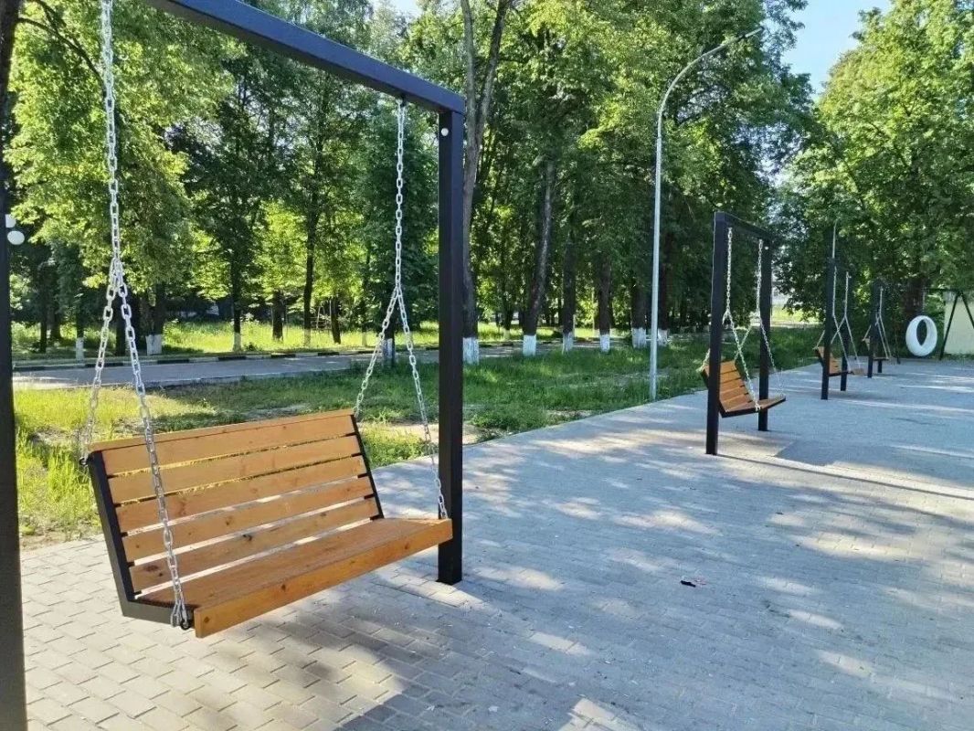 Благоустройство сквера в деревне Маринки завершилось в Жуковском округе