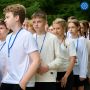 Сегодня состоялось открытие городского лагерного актива школьников «Атом» на базе детского загородного лагеря «Полёт»