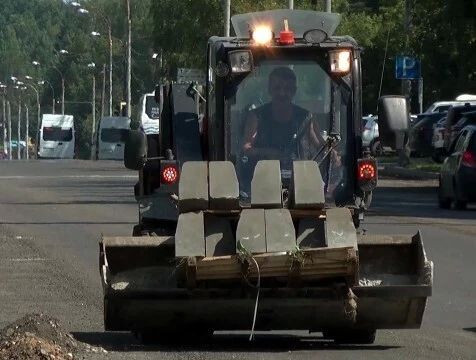 Асфальт на улице Курчатова в Обнинске заменят до конца лета