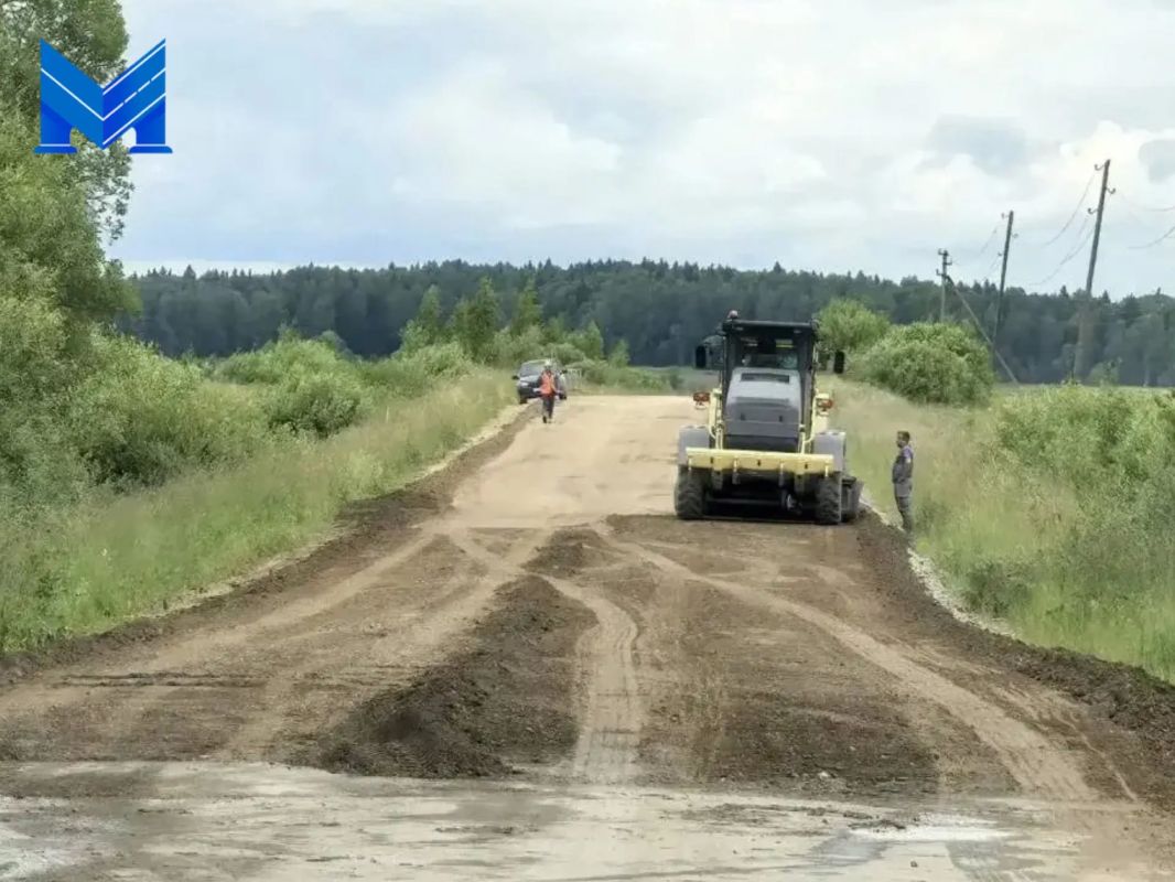 Продолжаем ремонт дороги Шлиппово - Соболевка - Дабужа
