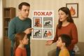 Раcскажите рeбёнку, как действовать при пожаре