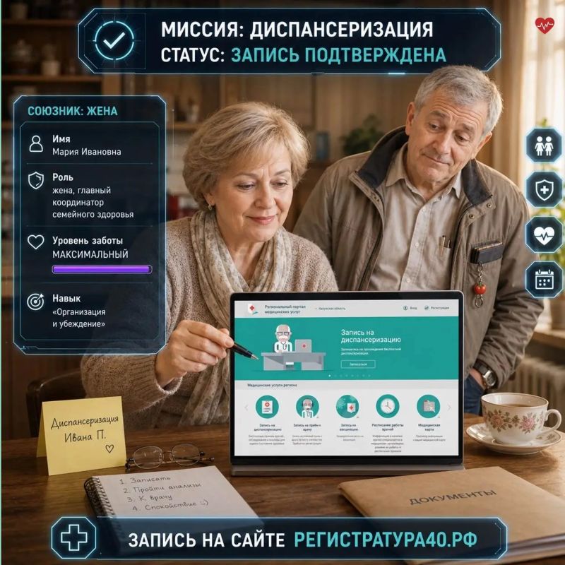 Иван Петрович и еще 154 тысячи калужан прошли диспансеризацию в этом году! Иван Петрович и еще 154 тысячи калужан прошли диспансеризацию в этом году!