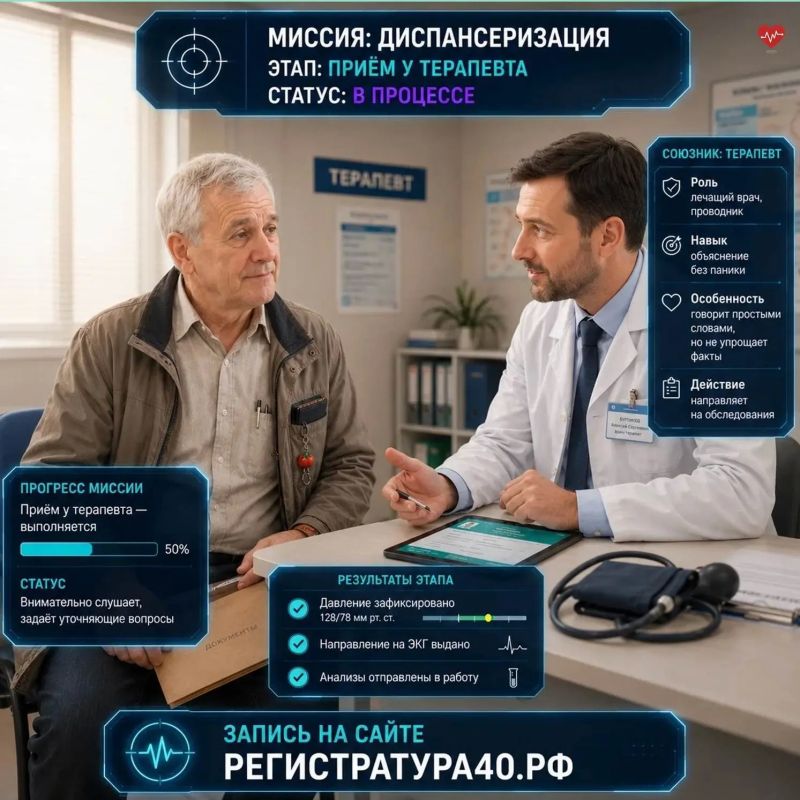 Иван Петрович и еще 154 тысячи калужан прошли диспансеризацию в этом году! Иван Петрович и еще 154 тысячи калужан прошли диспансеризацию в этом году!