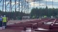 Новый футбольный манеж в Калуге готовят к внутренней отделке
