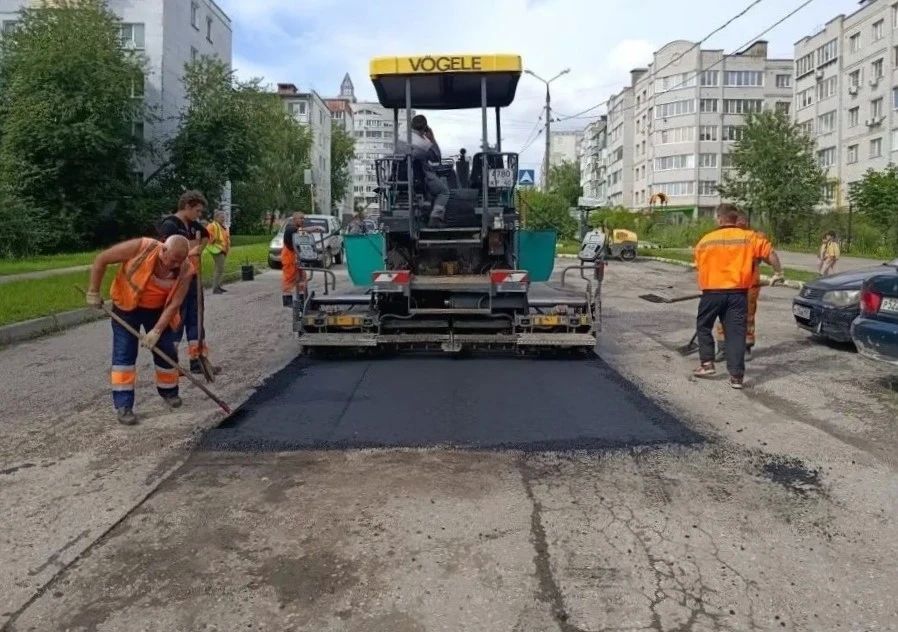 В Калуге за неделю залатали ямы на пяти дорожных участках