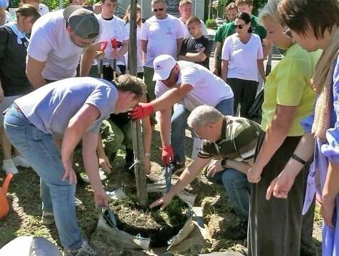 Аллею из десяти лип высадили в Козельске