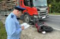 В Людинове мотоциклист разбился в аварии