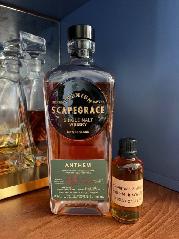 Дымное волшебство: знакомство с виски Scapegrace Anthem из Новой Зеландии