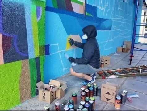 В Обнинске создают три мурала в арках на проспекте Маркса