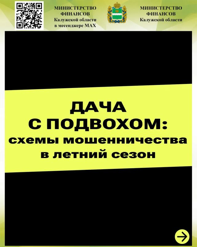 Как не стать неуДАЧНИКОМ?. В сезон огородов и загородного отдыха мошенники заманивают «выгодными» предложениями по аренде и покупке дач, услугам для участка и саженцам, чтобы выманить деньги