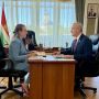 Владислав Шапша встретился с главой управления Россельхознадзора по Брянской, Смоленской и Калужской областям Светланой Земченковой