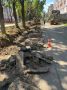 На улице Чичерина в Калуге сняли старый асфальт
