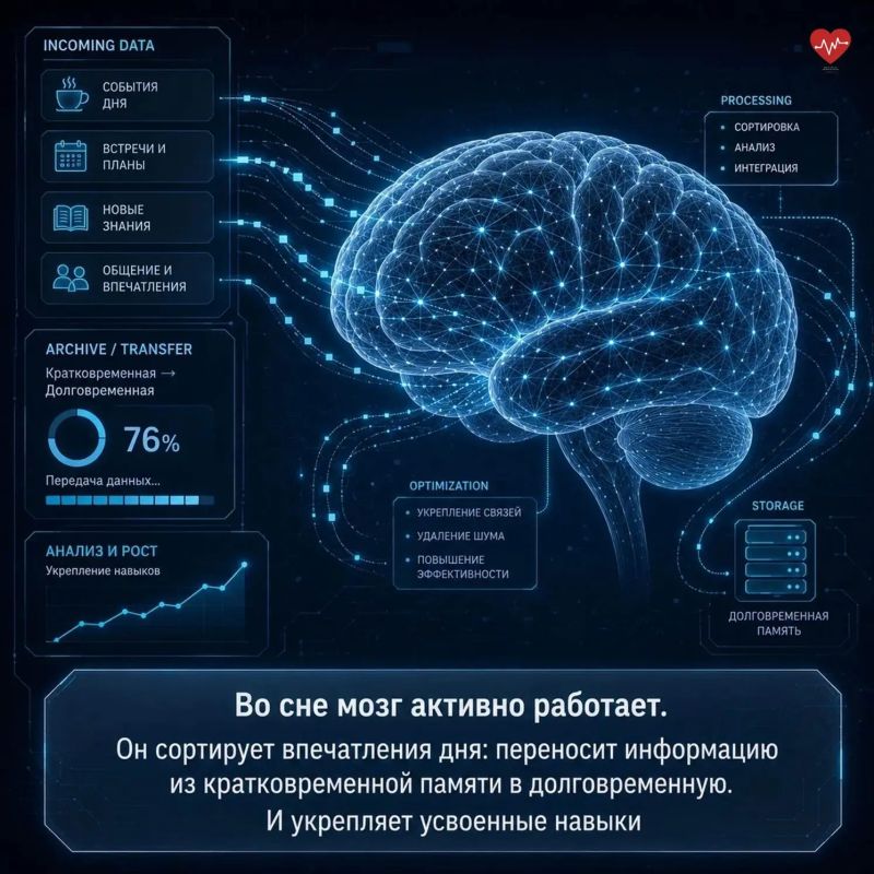 Мы привыкли думать, что мозг «отдыхает» ночью, а нервные клетки не восстанавливаются Мы привыкли думать, что мозг «отдыхает» ночью, а нервные клетки не восстанавливаются