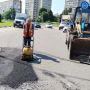 В Обнинске продолжается ямочный ремонт дорог