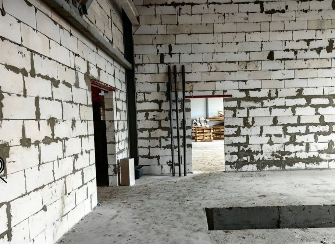 В деревне Тешевичи продолжается строительство дома социального обслуживания В деревне Тешевичи продолжается строительство дома социального обслуживания