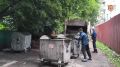 Специалисты ГП «КРЭО» совместно с городскими службами продолжают наводить порядок на территориях контейнерных площадок