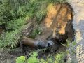 Размыв дороги произошел в Боровском округе