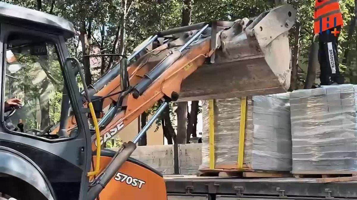 В Калуге продолжается обновление улицы Чичерина