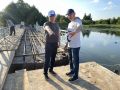 Понтонный мост в калужском бору закончат ремонтировать в течение двух недель