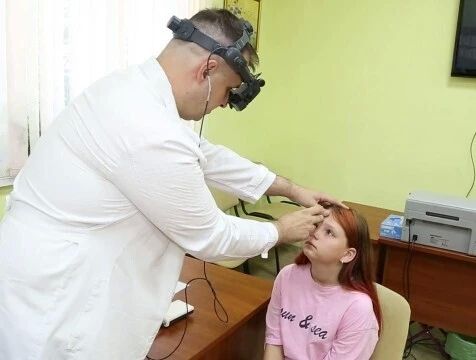 Юным жителям Калужской области проверили зрение в рамках благотоворительной акции