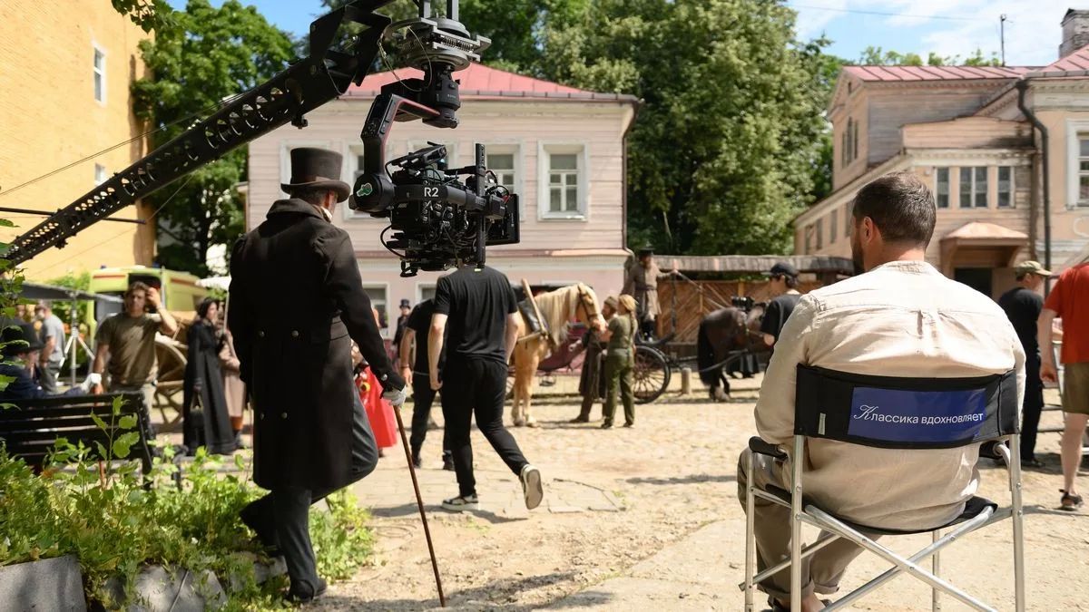 Калужане на съемках сериала "Война и мир" Калужане на съемках сериала "Война и мир"