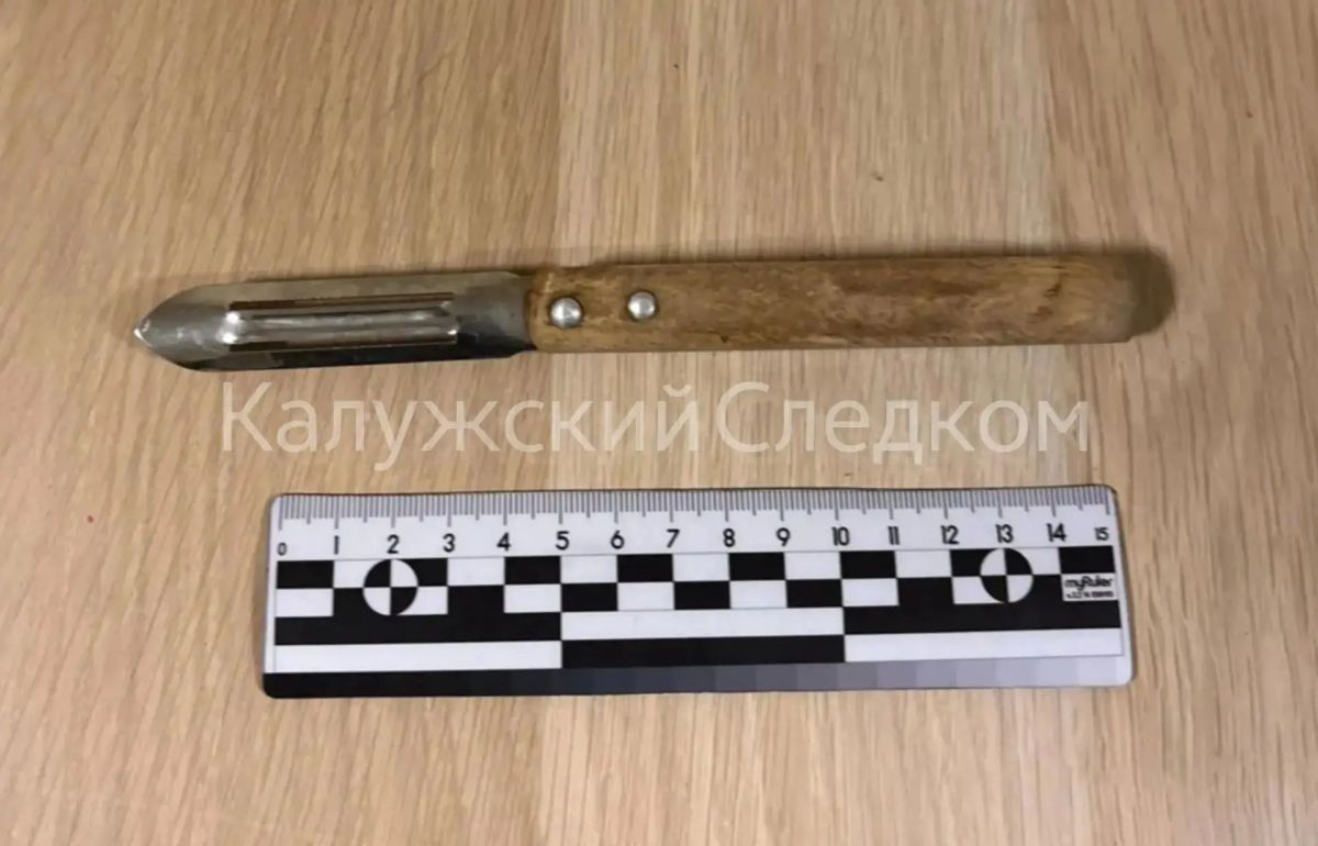 В Калужской области женщина убила возлюбленного овощечисткой