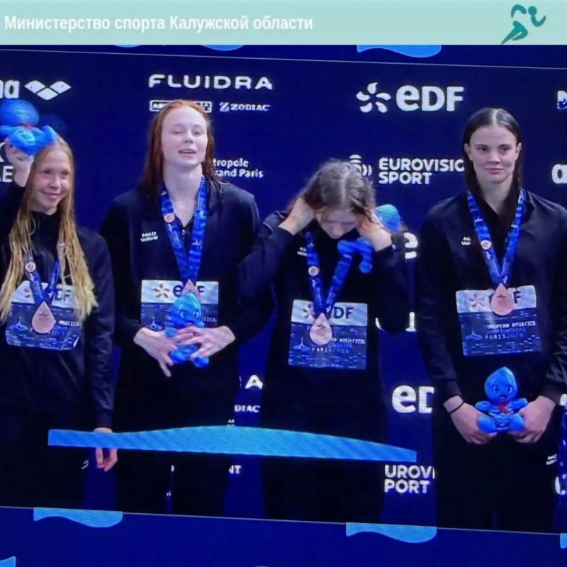 Наши пловцы — бронзовые призеры чемпионата Европы! Наши пловцы — бронзовые призеры чемпионата Европы!