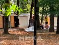 В парке уже готовятся к ярмарке