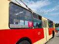 Калужанам на выставке ретроавтомобилей показали троллейбус-рекордсмен по пробегу