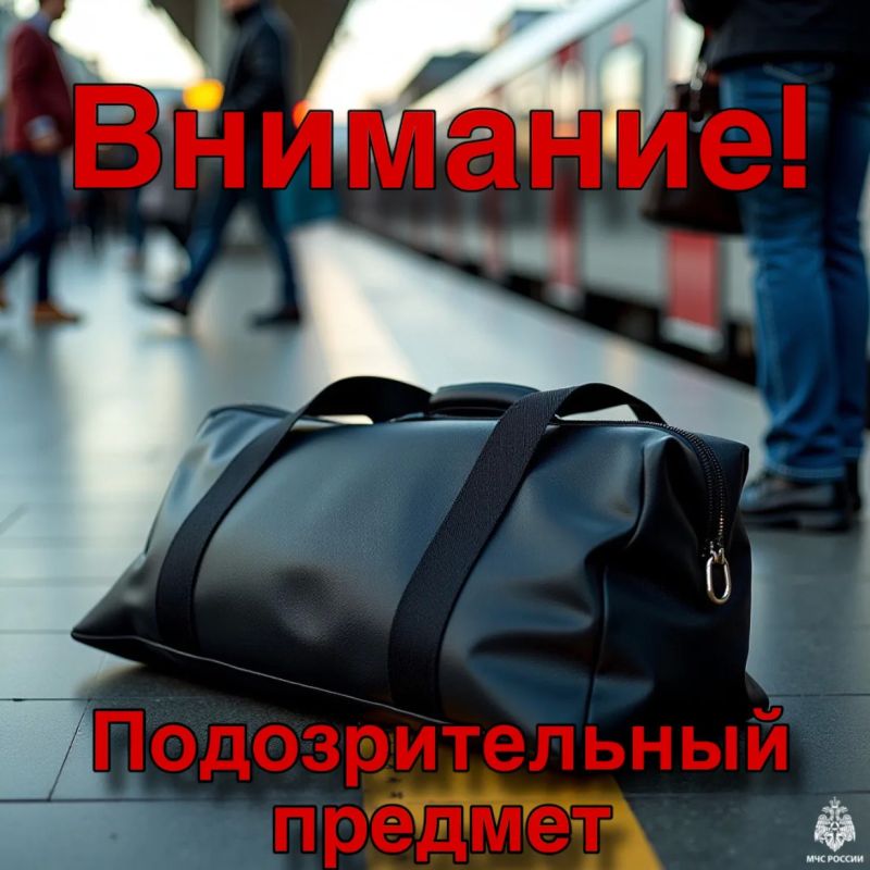 Увидел подозрительный предмет? Остановись