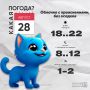 Доброе утро, калужане!. Сегодня синоптики обещают переменную облачность, небольшой кратковременный дождь