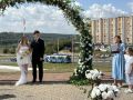 Две пары молодоженов зарегистрировали брак у «шарика»