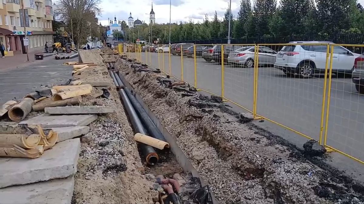 В Калуге рассказали, когда завершатся работы на улице Марата