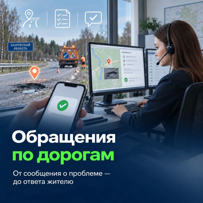 В Калужской области сделают работу с обращениями по региональным дорогам быстрее и понятнее для жителей